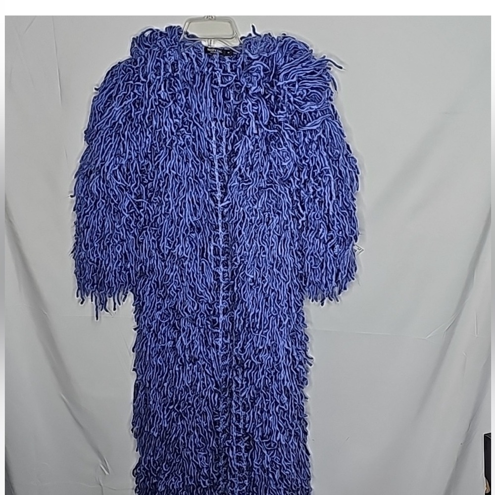 Nasty Gal shaggy cardigan - Picture 4 of 11